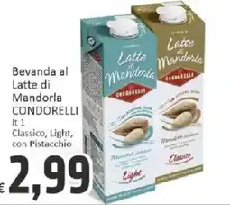 Paghi Poco Latte di Mandorla CONDORELLI offerta