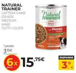 Arcaplanet Natural Trainer Lattina Cane offerta