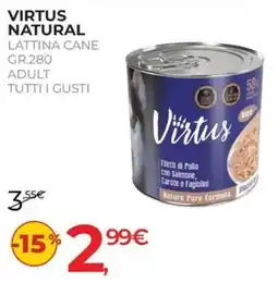 Arcaplanet Virtus Natural Lattina Cane offerta