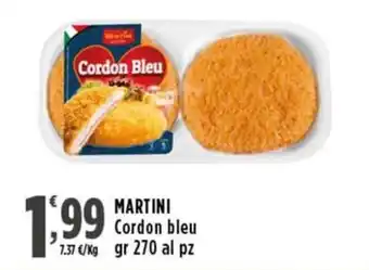 Rossotono Carrefour Martini cordon bleu offerta