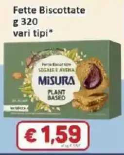 Paghi Poco Fette Biscottate Misura offerta