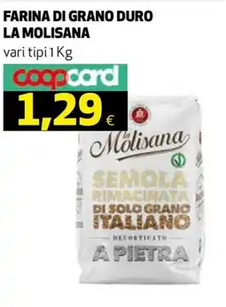 Ipercoop Farina di grano duro La Molisana offerta
