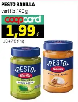 Ipercoop Pesto Barilla offerta