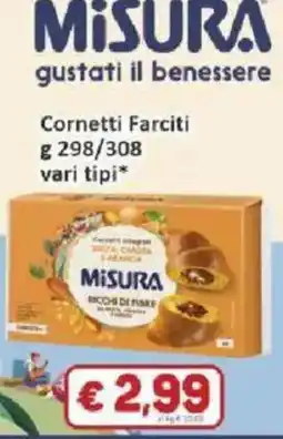 Paghi Poco Cornetti Farciti Misura offerta