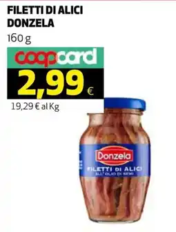 Ipercoop Filetti di Alici Donzela offerta