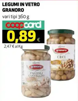 Ipercoop LEGUMI IN VETRO GRANORO offerta