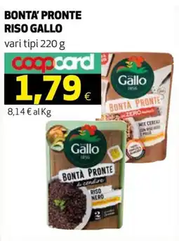 Ipercoop BONTA' PRONTE RISO GALLO offerta