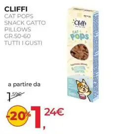 Arcaplanet CLIFFI CAT POPS offerta