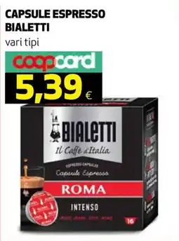Ipercoop Capsule Espresso Bialetti offerta
