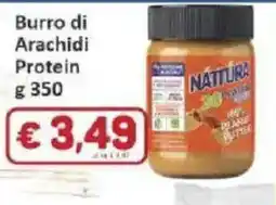 Paghi Poco Burro di Arachidi Protein Nattura offerta