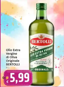 Paghi Poco Olio Extra Vergine di Oliva Originale BERTOLLI offerta
