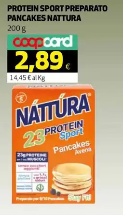 Ipercoop NATTURA PROTEIN Sport Pancakes Avena offerta