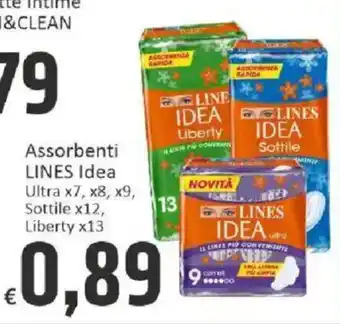 Paghi Poco Assorbenti LINES Idea offerta