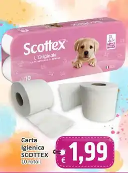 Paghi Poco Carta Igienica SCOTTTEX offerta