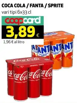Ipercoop Coca Cola / Fanta / Sprite offerta