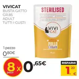 Arcaplanet VIVICAT BUSTA GATTO offerta