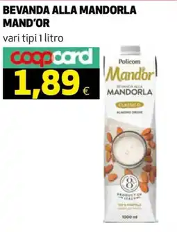 Ipercoop Beveranda alla mandorla Mand'or offerta