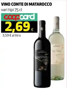 Ipercoop Vino Conte di Matarocco offerta