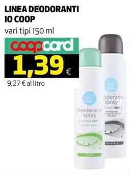Ipercoop Deodoranti IO COOP offerta