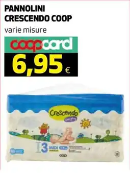 Ipercoop Pannolini Crescendo Coop offerta