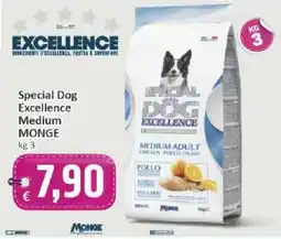 Paghi Poco Special Dog Excellence Medium MONGE offerta