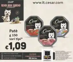 Paghi Poco Patè Cesar offerta