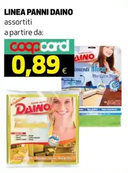Ipercoop assortiti LINEA PANNI DAINO offerta