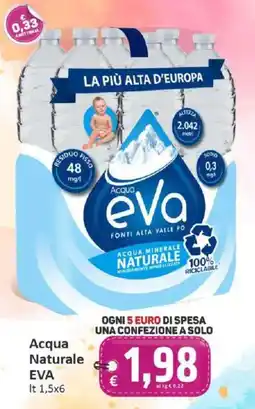 Paghi Poco Acqua Naturale EVA offerta