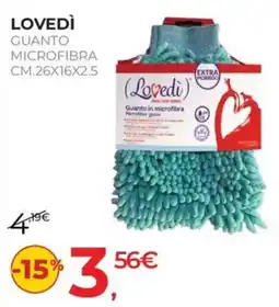 Arcaplanet LOVEDÌ GUANTO MICROFIBRA offerta