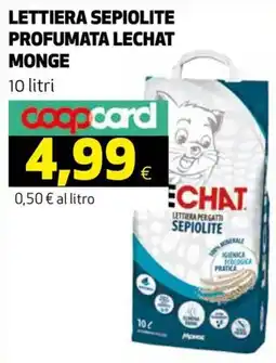 Ipercoop Lettiera Sepiolite Profumata LeChat Monge offerta