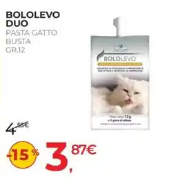 Arcaplanet BOLOLEVO DUO PASTA GATTO offerta