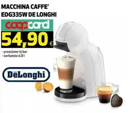 Ipercoop MACCHINA CAFFE' EDG335W DE LONGHI offerta