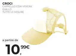 Arcaplanet CROCI CAPPELLO CON VISIERA GIALLO offerta