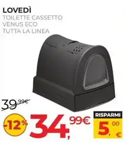 Arcaplanet LOVEDÌ TOILETTE CASSETTO VENUS ECO offerta