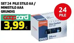 Ipercoop Pile Stilo AA / Ministilo AAA Grundig offerta