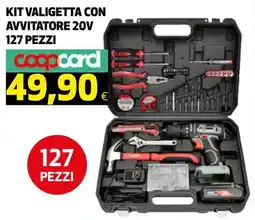 Ipercoop KIT VALIGETTA CON AVVITATORE 20V offerta