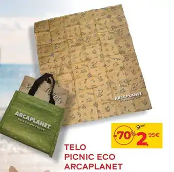Arcaplanet Telo picnic eco arcaplanet offerta