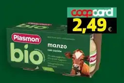 Ipercoop Plasmon bio manzo con carote offerta