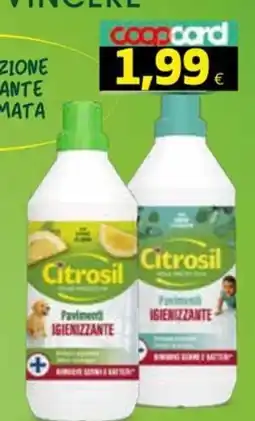 Ipercoop Citrosil pavimenti igienizzante offerta