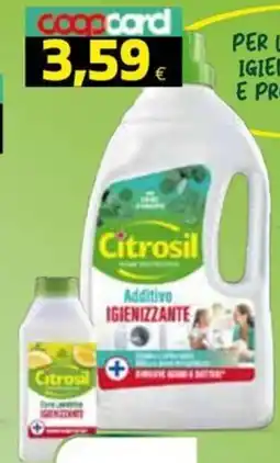 Ipercoop Citrosil additivo igienizzante offerta
