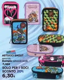 Ipercoop Astucci shout, astuccio ovale offerta