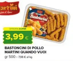 Tigre Bastoncini di pollo Martini offerta