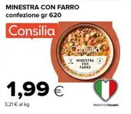 Tigre Minestra con farro Consilia offerta