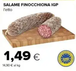 Tigre Salame Finocchiona IGP offerta