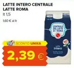 Tigre Latte intero centrale latte roma offerta