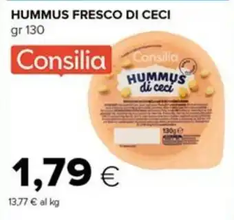 Tigre Hummus fresco di ceci Consilia offerta