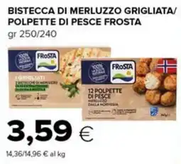 Tigre Bistecca di merluzzo grigliata/polpette di pesce frosta offerta