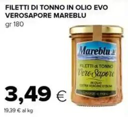 Tigre Filetti di Tonno in Olio Evo Mareblu offerta