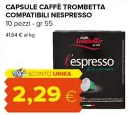 Tigre Capsule caffè Trombetta compatibili Nespresso offerta