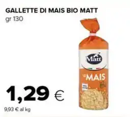 Tigre Gallette di mais bio Matt offerta